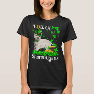 シーナおもしろいニガンスのウェスティードドッグセントパトリックの Tシャツ