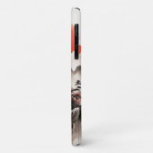 シーナエレガントー中国のン電話ケース – 赤と黒 Case-Mate iPhoneケース (裏面/左)