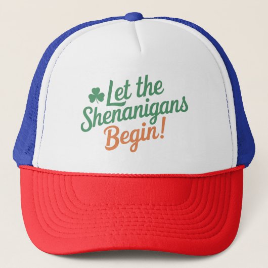シーナニガンがアイルランドのSt patricksをおもしろい始めよう キャップ (正面)