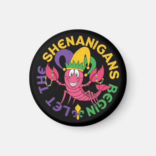 シーナニガンがザリガニを始めよう マグネット (正面)