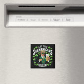 シーナニガンがトランプおもしろいSt patricksを始める マグネット (インサイチュ (食洗機))