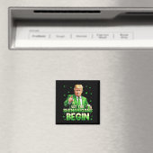シーナニガンがトランプおもしろいSt patricksを始める マグネット (インサイチュ (食洗機))