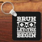 シーナニガンが聖パトリックの日を始めよう キーホルダー (正面)