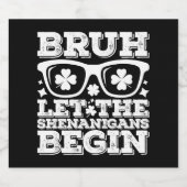 シーナニガンが聖パトリックの日を始めよう ビールラベル (シングルラベル)