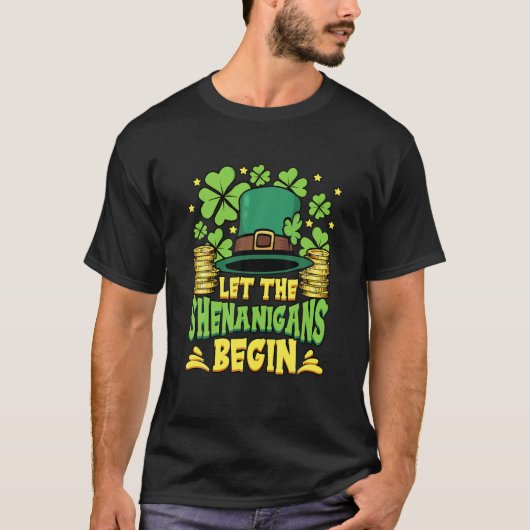 シーナニガンを始めようSt patricks day Tシャツ (正面)
