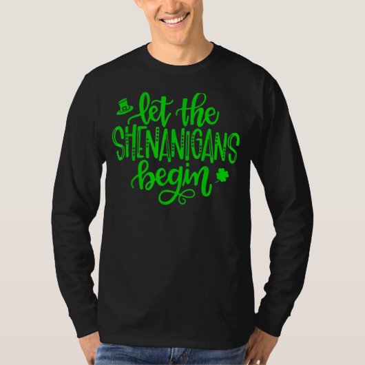 シーナニガンを始めようSt patricks day Tシャツ (正面)