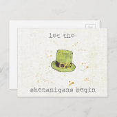 シーナニガンを始める |ラッキーかわいこちゃんII ポストカード (正面/裏面)