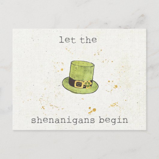 シーナニガンを始める |ラッキーかわいこちゃんII ポストカード (正面)