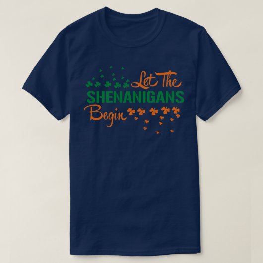 シーナニガンを始める Tシャツ (デザイン正面)