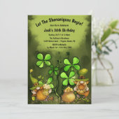 シーナニガンスがアイルランドの格言誕生日を始める 招待状 (スタンド正面)