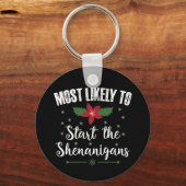 シーナニガンスのクリスマスを始める可能性が最も高い キーホルダー (正面)