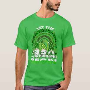 シーナニガンズスタート格言レインボーセントパトリック Tシャツ
