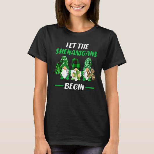 シーナニガンズ格言セントパトリックS日S開始 Tシャツ (正面)
