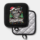 シーナニガン族のクリスマスを始める可能性が最も高い 鍋敷き (正面/裏面)