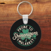 シーナニガン&マラキーセントパトリックの日になりやすい キーホルダー (正面)