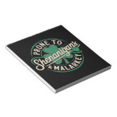 シーナニガン&マラキーセントパトリックの日になりやすい ノートパッド (アングル)