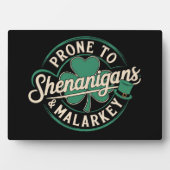 シーナニガン&マラキーセントパトリックの日になりやすい フォトプラーク (正面)