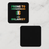 シーナニ教徒やマラキー・St patricks dayに近い スクエア名刺 (正面/裏面)