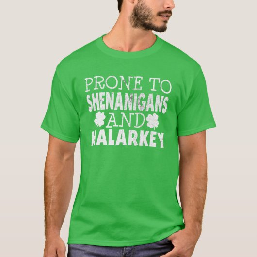 シーナニ教徒やマラキー・St patricks dayに近い Tシャツ (正面)
