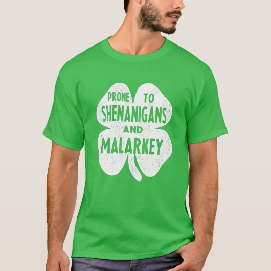 シーナニ教徒やマラキー・St patricks dayに近い Tシャツ (正面)