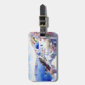 シーナリーオイアラサントリーニラゲッジタグ ラゲッジタグ (正面縦)