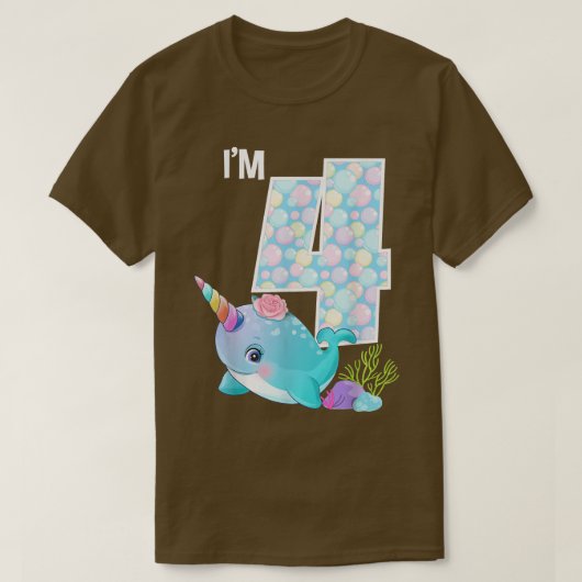 シーナルファル誕生日Im 4水中海テーマ4 Tシャツ (デザイン正面)