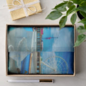 シーニックアトランティックシティボードウォークティッシュペーパー 薄葉紙 (ギフト)