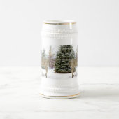 シーニックウィンターウッズウィズディアホリデーホーム ビールジョッキ (中央)