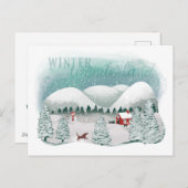 シーニックウィンターワンダーランド シーズンポストカード (正面/裏面)