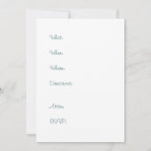 シーニックカウアイ招待状 招待状 (裏面)