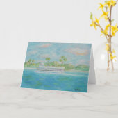 シーニッククルーズグリーティングカード カード (黄色い花)