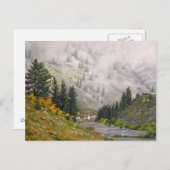 シーニックテイラーリバーコロラド絵画ズ ポストカード (正面/裏面)