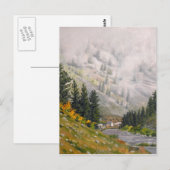 シーニックテイラーリバーコロラド絵画ズ ポストカード (正面/裏面)