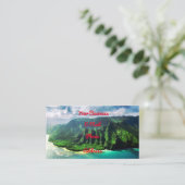 シーニックトロピカルカウアイハワイ島 名刺 (スタンド正面)