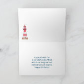 シーニックヌブルライトハウスハッピーバースデー カード (内部)