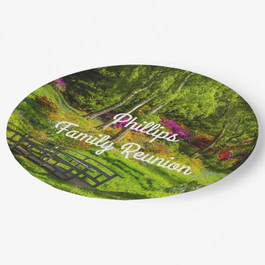 シーニックパークファミリー懇親会 ペーパープレート (アングル)