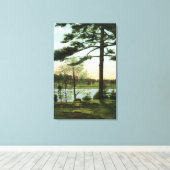 シーニックビューアットチェスナットヒルリザーバー キャンバスプリント (インサイチュ (ウッドフロア))