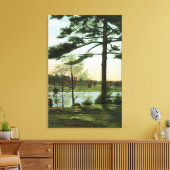 シーニックビューアットチェスナットヒルリザーバー キャンバスプリント (インサイチュ (リビング))