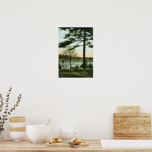 シーニックビューアットチェスナットヒルリザーバー ポスター (キッチン)