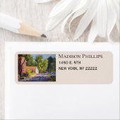 シーニックビレッジ通りシーン ラベル (インサイチュ)