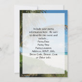 シーニックビーチ、サイドパームブランチ 招待状 (裏面)