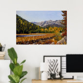 シーニックマウンテンレイクインエステスパーク ポスター (ホームオフィス)