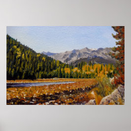 シーニックマウンテンレイクインエステスパーク ポスター