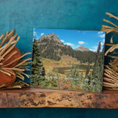 シーニックマウンテンレイクランドスケープジョンミュア引用文 フォトプラーク (側面)