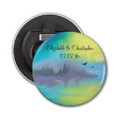 シーニックマウンテンレイクランドスケープ結婚式の引き出物 栓抜き (正面)