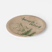 シーニックマウンテン結婚レンジの紙プレート ペーパープレート (アングル)