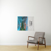 シーニックマウンテン&レイクフォト誕生日 タペストリー (インサイチュ(横))