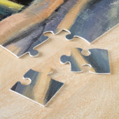 シーニックモチーフ#1ロックポート魚釣りシャック ジグソーパズル (側面)