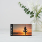 シーニックヨガクラシーインストラクター名刺 名刺 (スタンド正面)