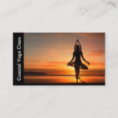 シーニックヨガクラシーインストラクター名刺 名刺 (正面)